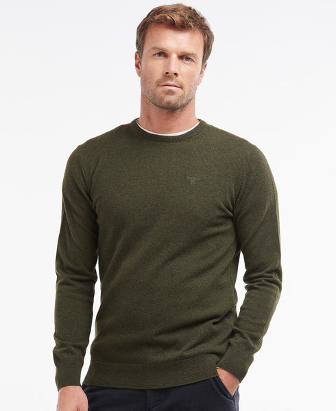 Girocollo Uomo MKN0345 dalle linee essenziali Verde BARBOUR- Francavilla Moda